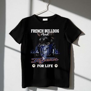 Detroit Tigers French Bulldog Forever T-Shirt - Ultimate Fan Gear
