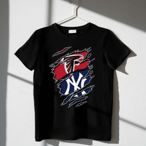 Yankees Logo Fusion T-Shirt With Falcons Design – Stylish Fan Apparel