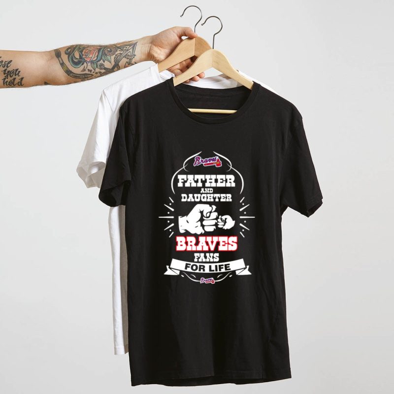 Atlanta Braves Father And Daughter Loyalty T-Shirt For Fans - Image 4
