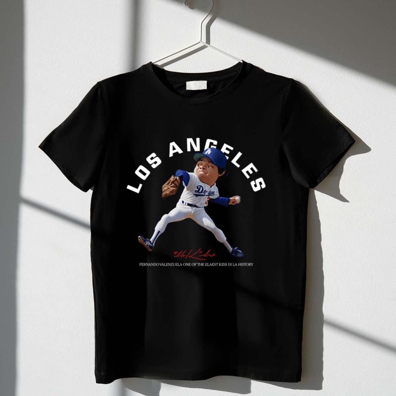 Fernando Valenzuela Los Angeles Dodgers T-Shirt - Vintage Style Tee