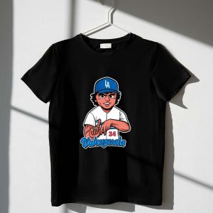 Boys in Blue Tribute T-Shirt - Fernando Valenzuela Baseball Fan Tee