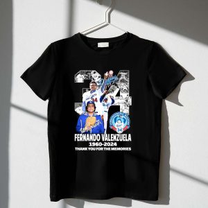 Fernando Valenzuela No 34 Los Angeles Dodgers Vintage T-Shirt 1960-2024