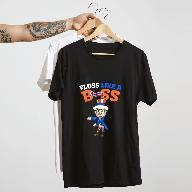 Floss Like A Boss Uncle Sam 4Th Of July T-Shirt For Patriotic Celebrations - Image 4