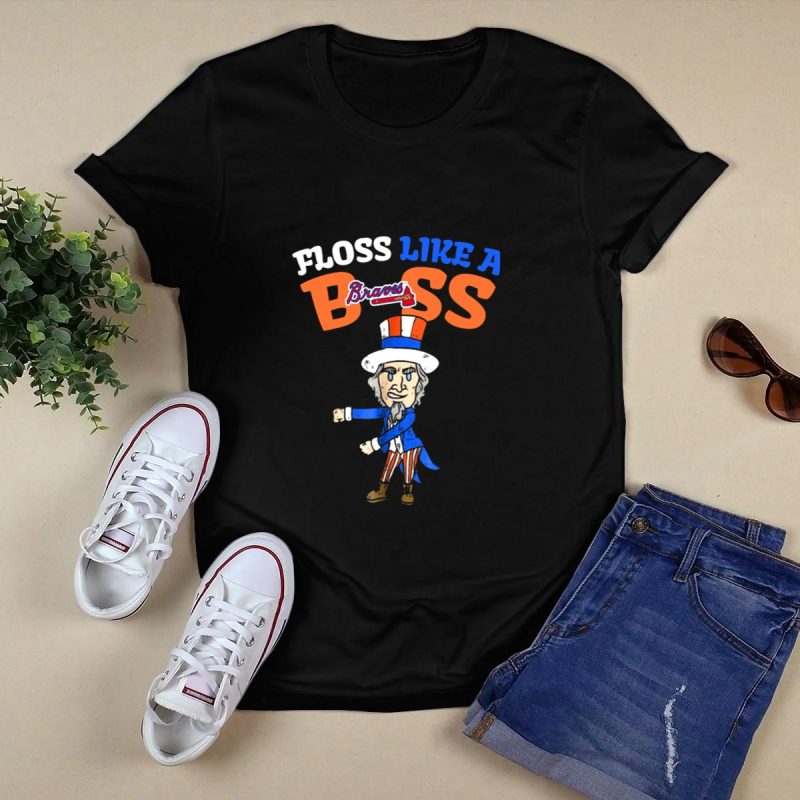 Floss Like A Boss Uncle Sam 4Th Of July T-Shirt For Patriotic Celebrations - Image 5
