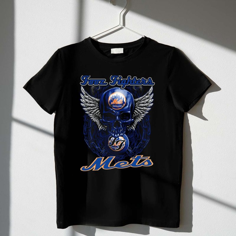 Foo Fighters New York Mets T Shirt t shirt 1 1