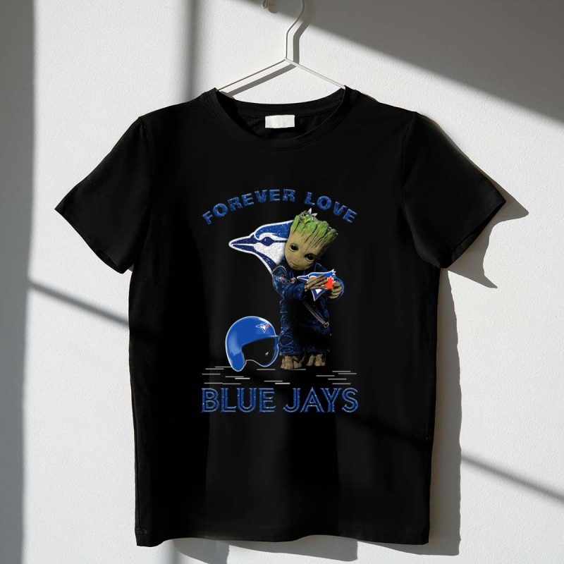 Forever Love Groot Blue Jays Fans T Shirt t shirt 1 1