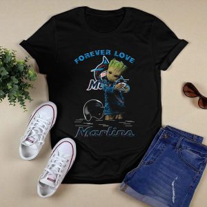 Forever Love Marlins Groot T-Shirt For Miami Marlins Fans
