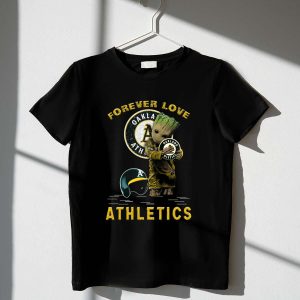 Forever Love Oakland Athletics Groot T-Shirt For Passionate Fans