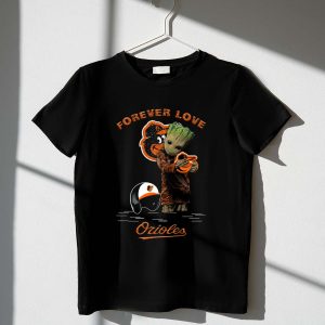 Baltimore Orioles Groot Forever Love T-Shirt For Fans