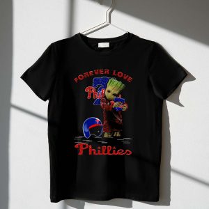 Forever Love Phillies Groot T-Shirt for Passionate Philadelphia Fans