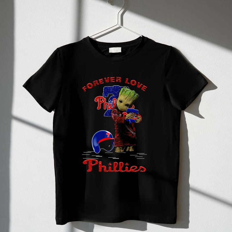 Forever Love Phillies Groot T-Shirt for Passionate Philadelphia Fans