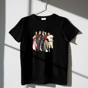 Frasier Cast Iconic Costumes T-Shirt With Wonder Woman & Yankees Design