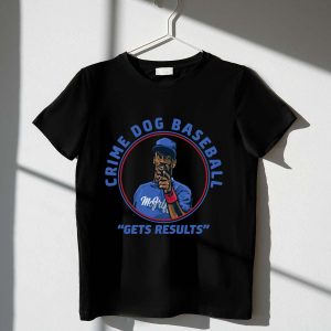 Fred Mcgriff 'Crime Dog' Baseball Results T-Shirt - Vintage Style Tee