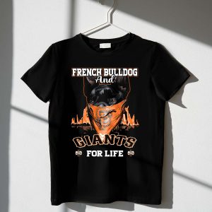 San Francisco Giants French Bulldog Graphic T-Shirt For Fans