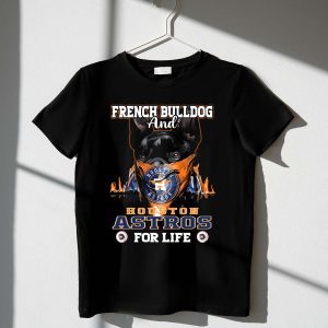 French Bulldog Houston Astros Fan T-Shirt - Perfect For Dog Lovers