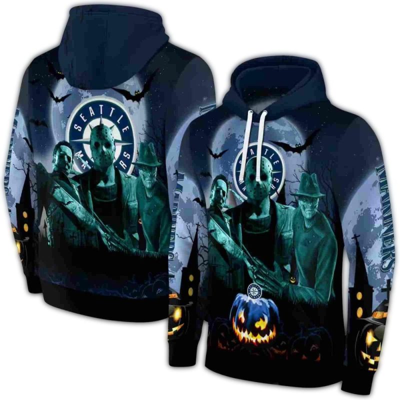 Friends Horror Halloween Vibes AOP Hoodie 1