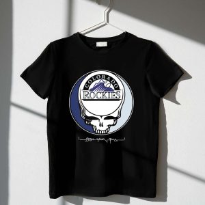 Grateful Dead Colorado Rockies Steal Your Face T-Shirt For Fans