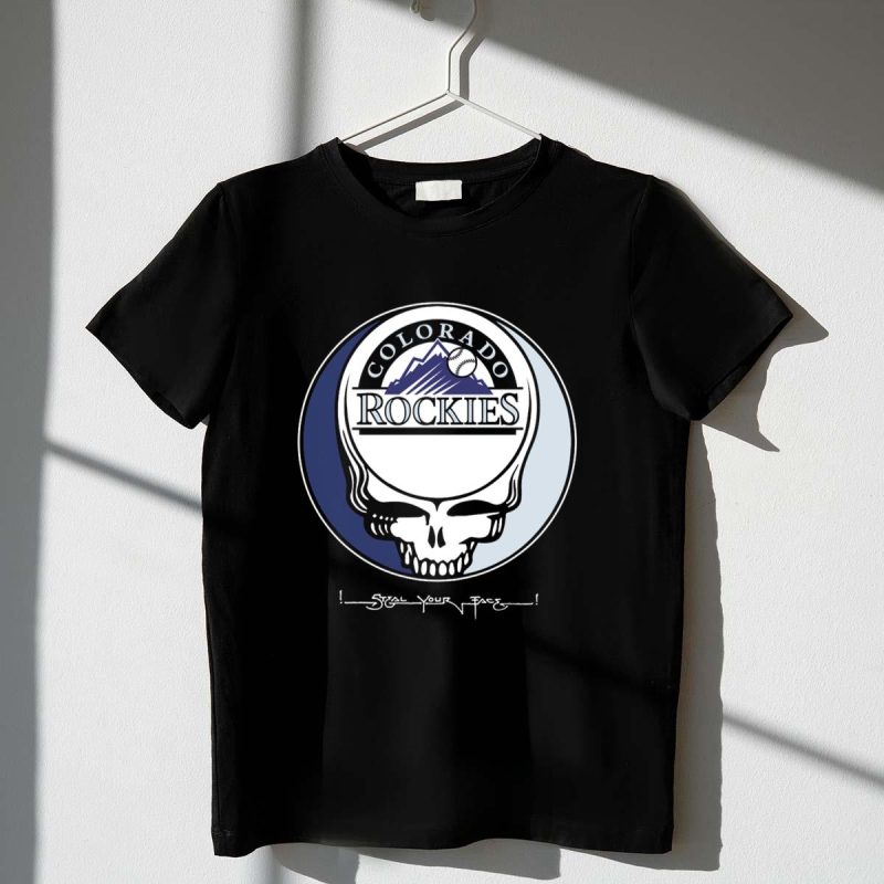 GRATEFUL DEAD Colorado Rockies Steal Your Face T Shirt t shirt 1 1