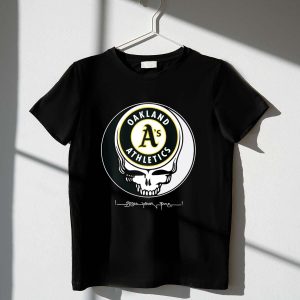 Grateful Dead Oakland Athletics Steal Your Face T-Shirt For Fans