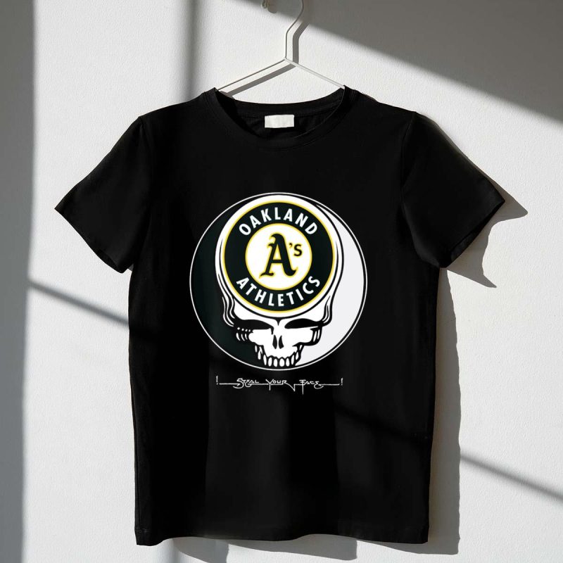 GRATEFUL DEAD Oakland Athletics Steal Your Face T Shirt t shirt 1 1