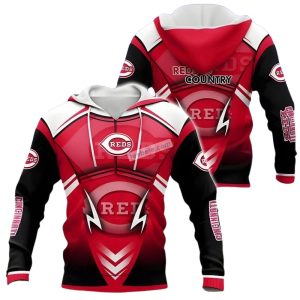 Game Day Cincinnati Reds All Over Print Hoodie