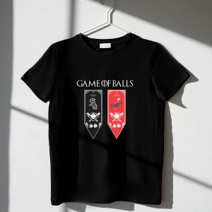 Game Of Thrones Inspired Chicago White Sox & Los Angeles Dodgers T-Shirt