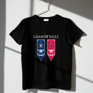 Game Of Thrones Inspired Houston Astros & Los Angeles Angels T-Shirt