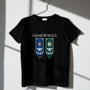 Game Of Thrones Inspired Houston Astros & Oakland Athletics T-Shirt