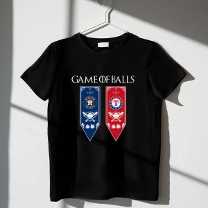 Game Of Thrones Inspired Houston Astros & Texas Rangers T-Shirt