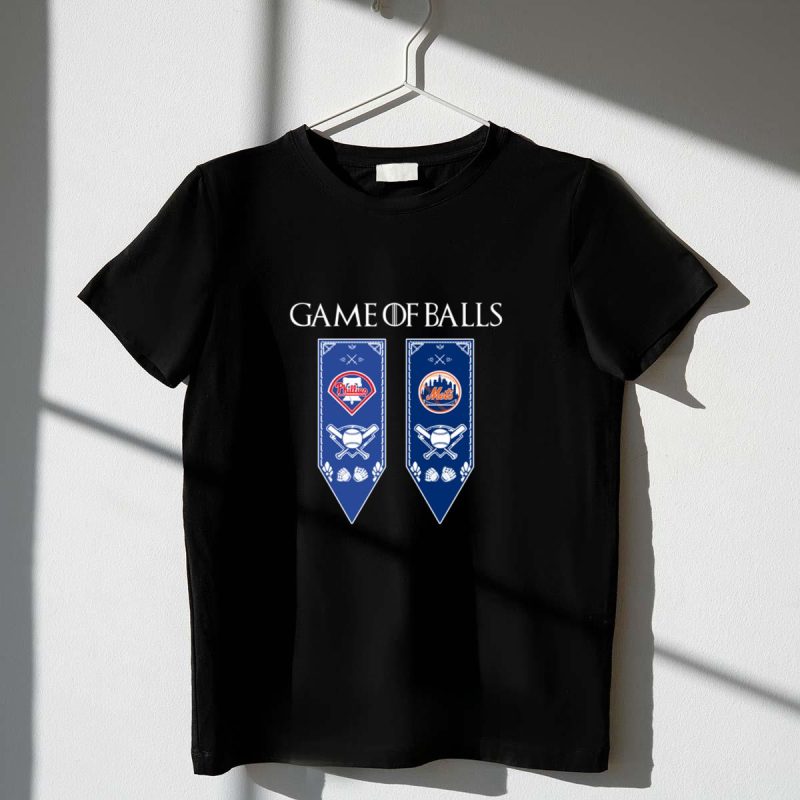 Game of Thrones game of balls Philadelphia Phillies and New York Mets shirt t shirt 1 1