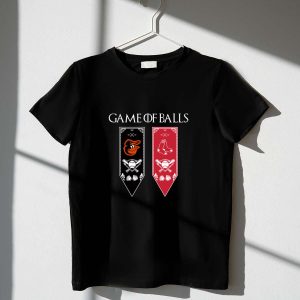 Game Of Thrones Inspired Baltimore Orioles & Boston Red Sox T-Shirt