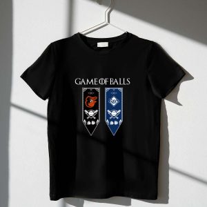Game Of Thrones Inspired Baltimore Orioles & Tampa Bay Rays T-Shirt