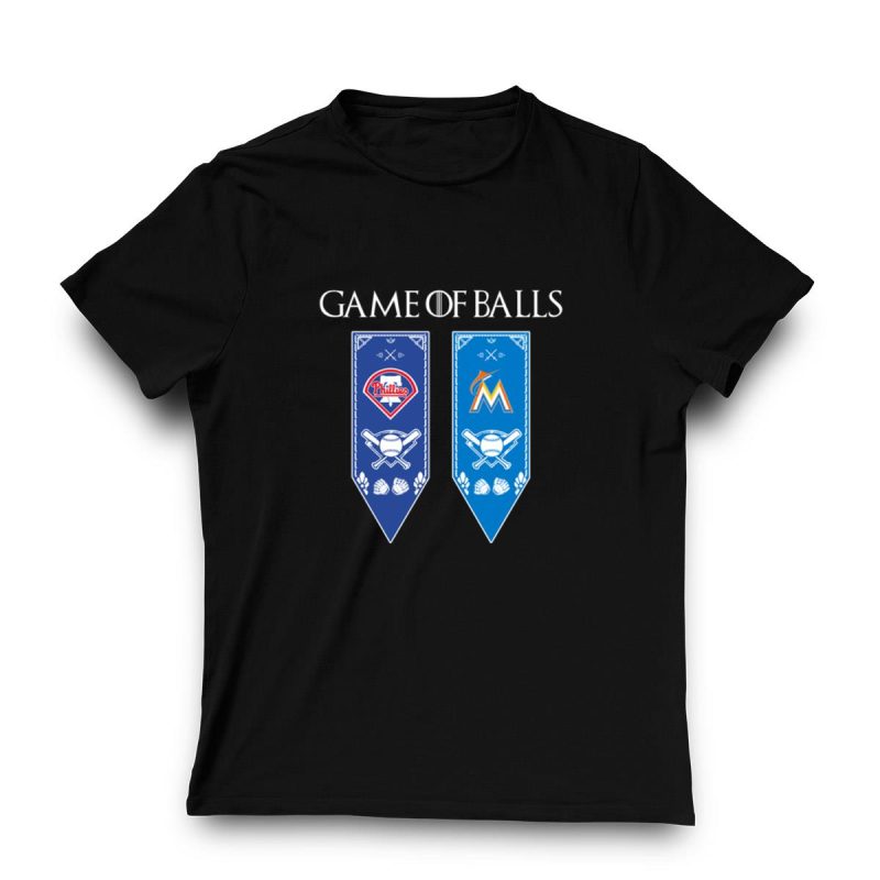 Game of Thrones-Inspired T-Shirt with Philadelphia Phillies & Miami Marlins Designs - Image 3
