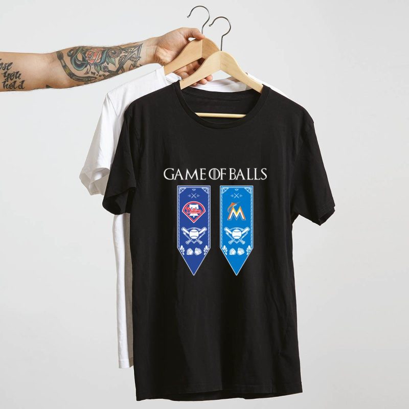 Game of Thrones-Inspired T-Shirt with Philadelphia Phillies & Miami Marlins Designs - Image 4