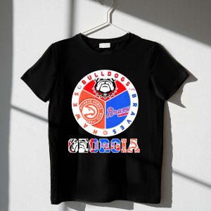 Atlanta City Champions T-Shirt - Georgia Bulldogs, Braves & Hawks Design