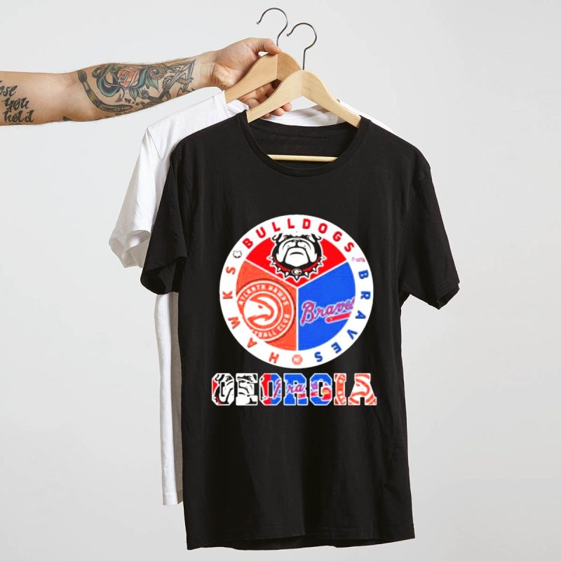 Atlanta City Champions T-Shirt - Georgia Bulldogs, Braves & Hawks Design - Image 4