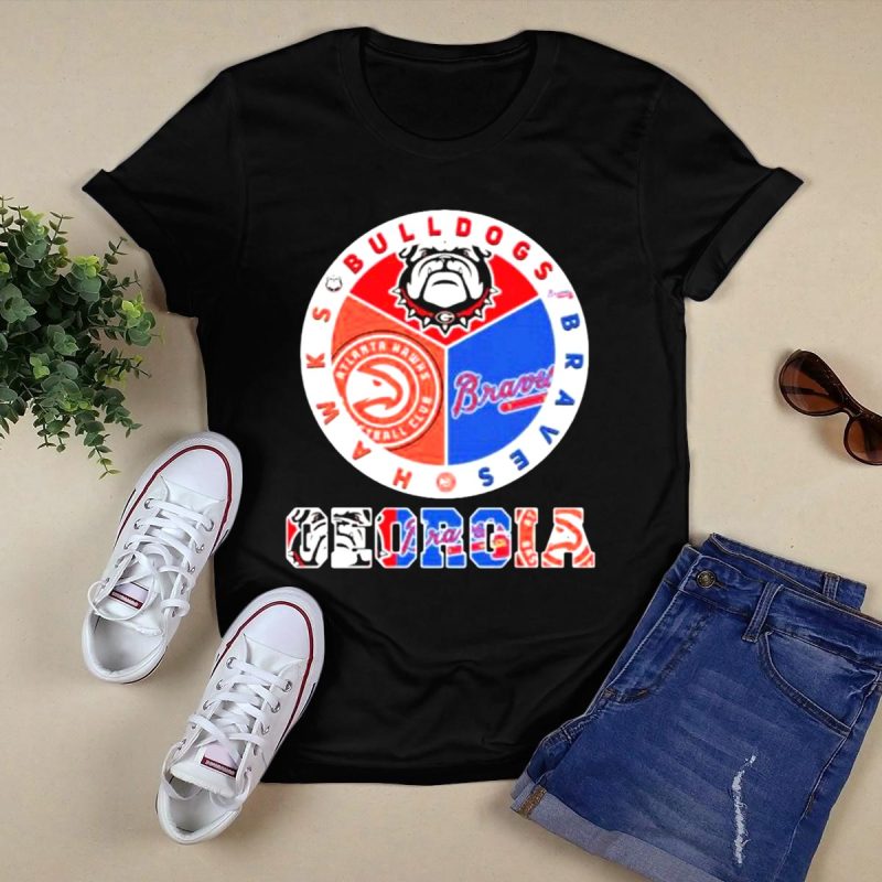 Atlanta City Champions T-Shirt - Georgia Bulldogs, Braves & Hawks Design - Image 5