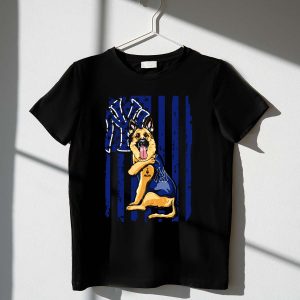 German Shepherd I Love Mom T-Shirt | New York Yankees Design