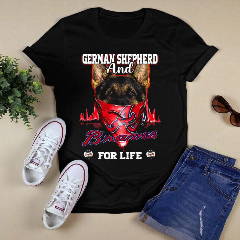 German Shepherd Braves For Life T-Shirt - Perfect Gift For Dog Lovers - Image 5