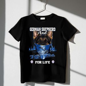 German Shepherd Kansas City Royals Forever T-Shirt For Dog Lovers
