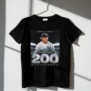 Gerrit Cole 200 Strikeouts T-Shirt – Celebrate The Pitching Star!
