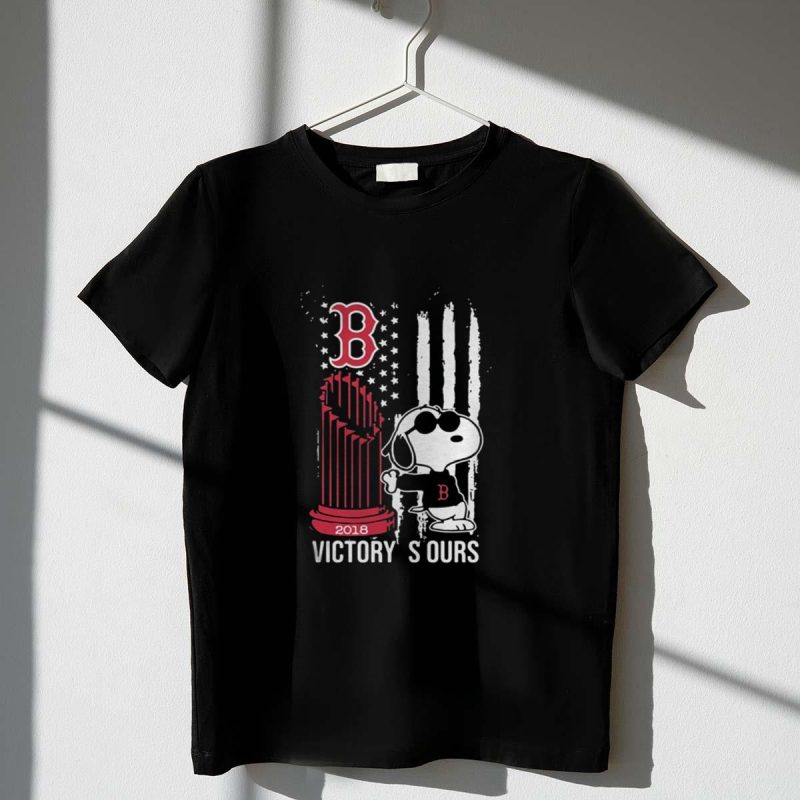 Victory Is Ours 2018 Snoopy Boston Red Sox T-Shirt - Perfect Fan Apparel