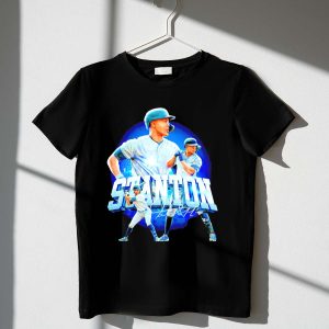Giancarlo Stanton New York Yankees Signature 27 T-Shirt For Fans