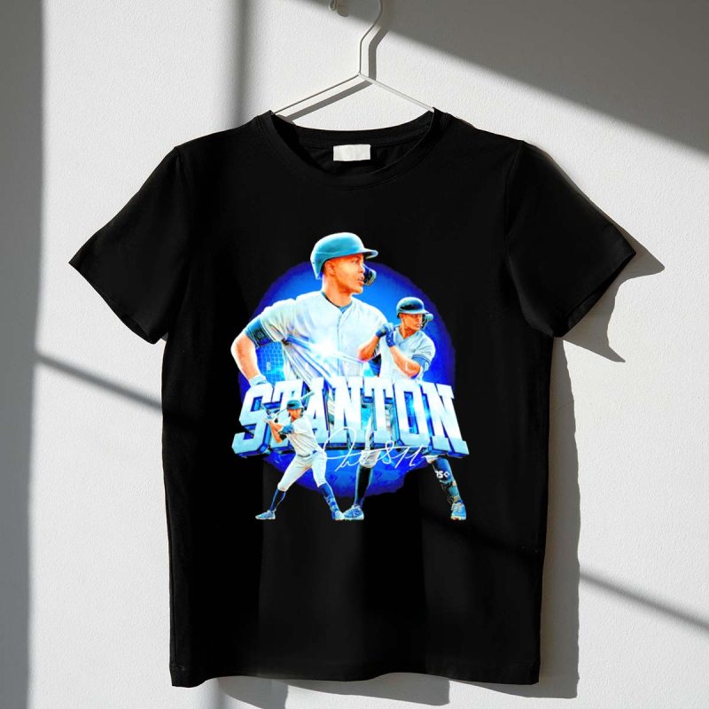 Giancarlo Stanton New York Yankees Baseball Stanton Signature 27 T Shirt t shirt 1 1