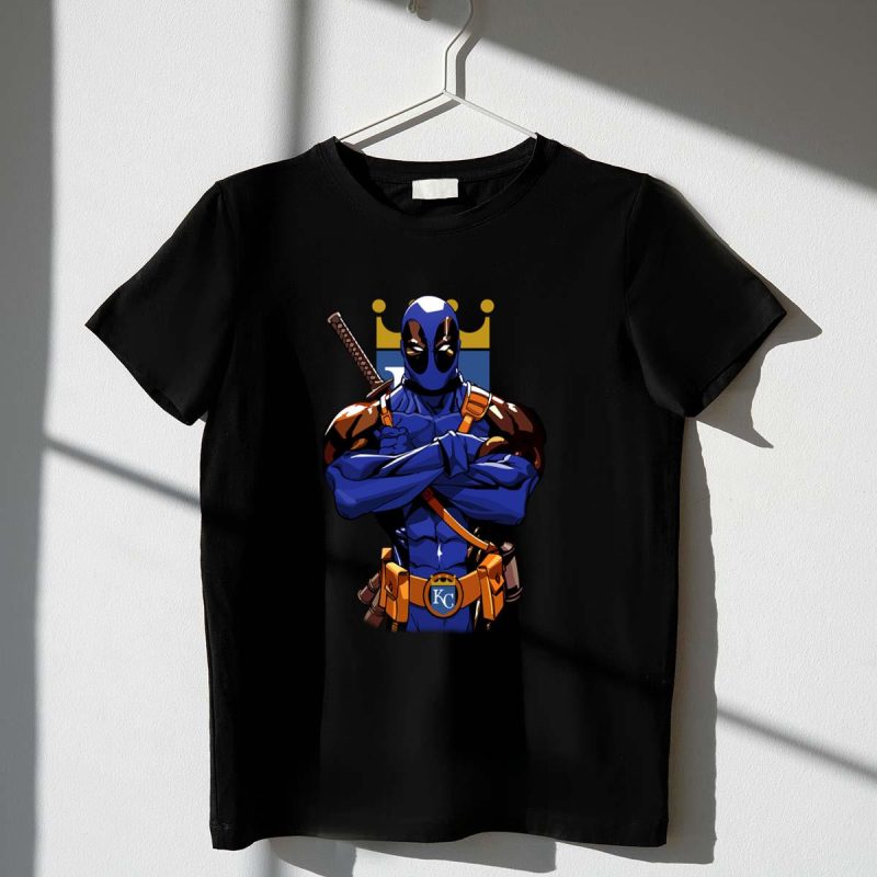 Giants Deadpool Kansas City Royals t shirt 1 1