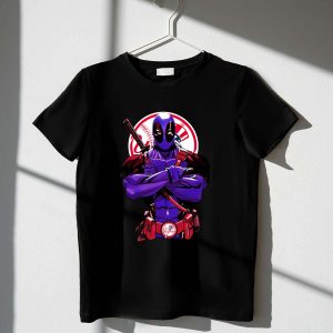 Deadpool New York Yankees T-Shirt - Giants Fan Apparel