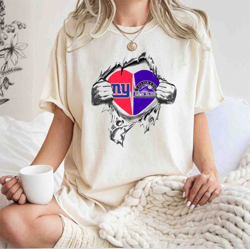 Giants Rockies Heart New York Yankees Colorado Passion T Shirt t shirt 1 1