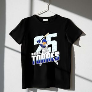 Gleyber Torres #25 New York Yankees T-Shirt – Official Mlb Merchandise