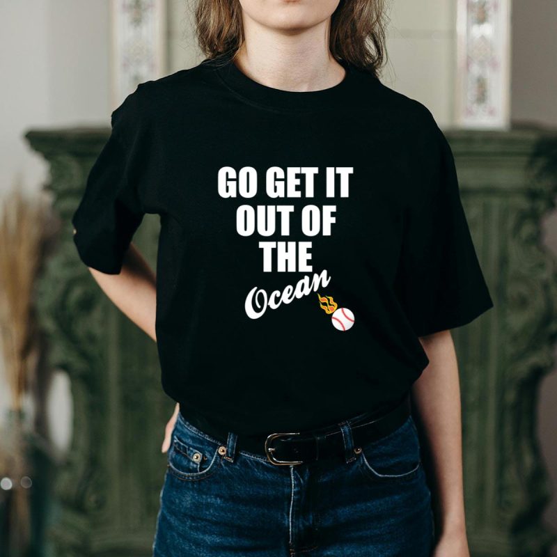 Go Get It Out Of The Ocean Graphic T-Shirt for Ocean Lovers - Image 2