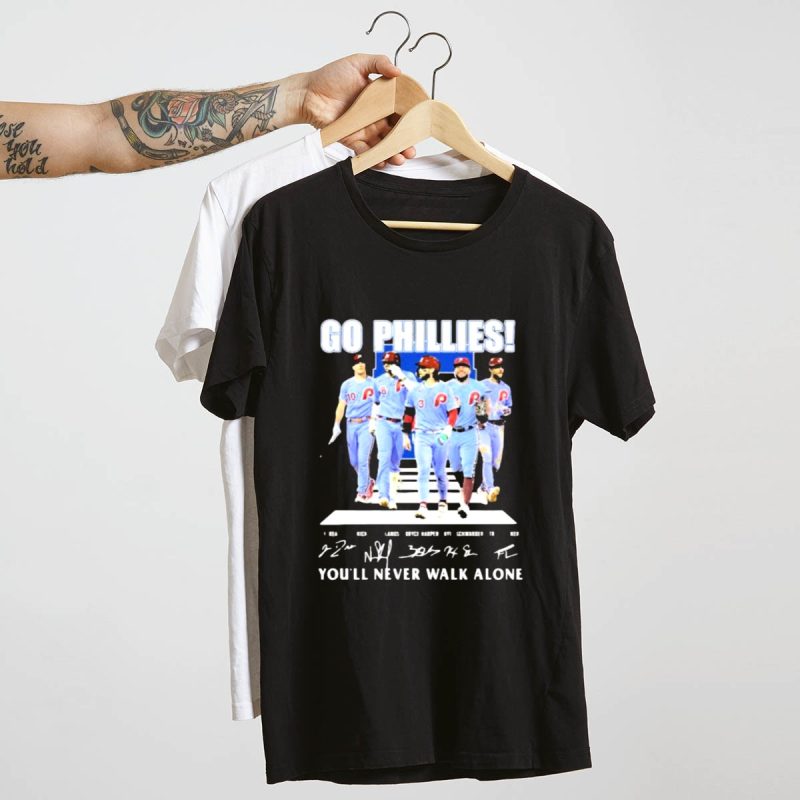 Philadelphia Phillies Signature T-Shirt - You'll Never Walk Alone Design - Image 4